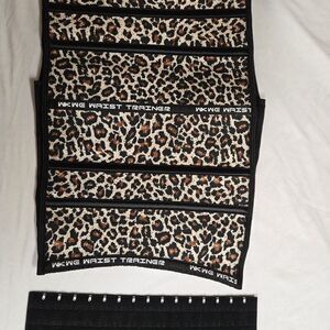Body Shaping Corset Brown and Black Leopard Print